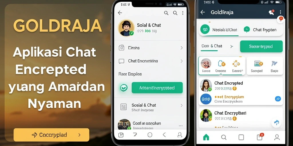 Antarmuka pengguna yang intuitif dan aman dari GOLDRAJA.
