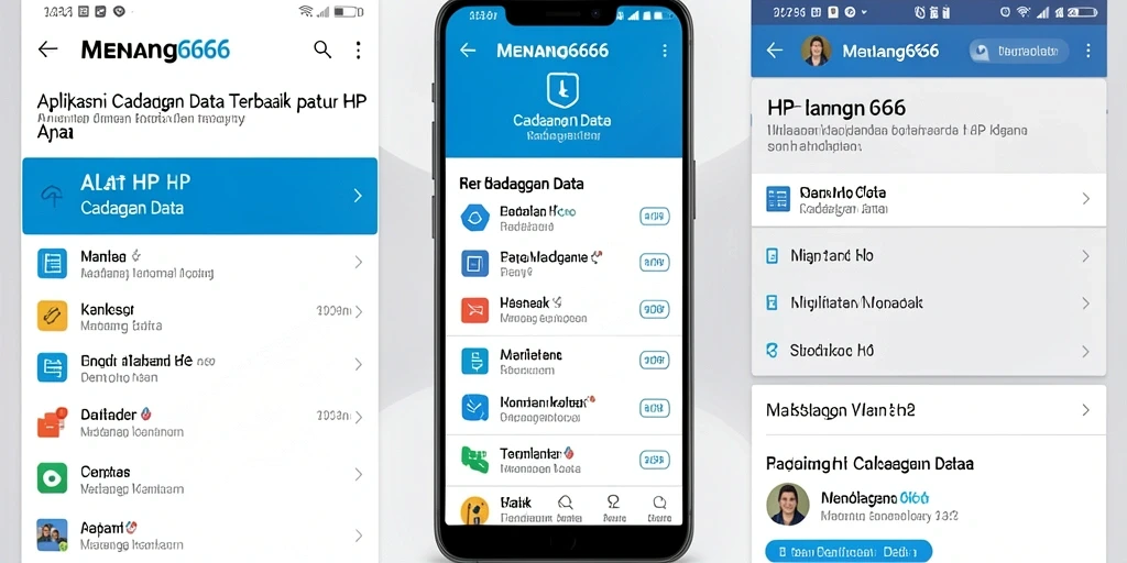 Tampilan antarmuka aplikasi MENANG666 untuk cadangan data yang efektif.